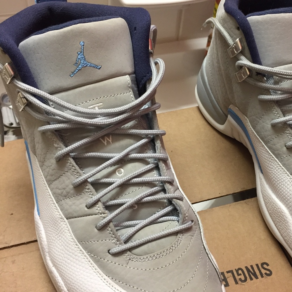 Jordan 12 Retro Grey University Blue